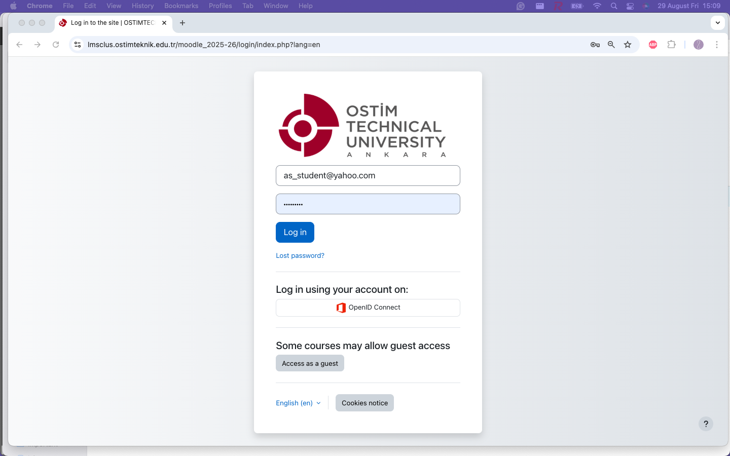 OpenID Connect login example